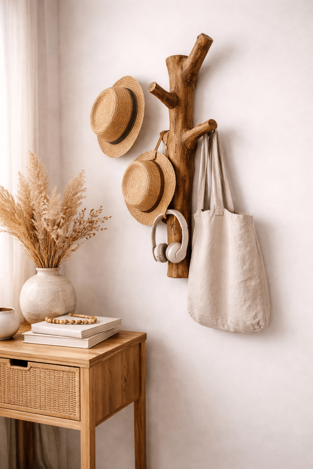 Wandkapstok Bruin 105 cm - Afbeelding 2