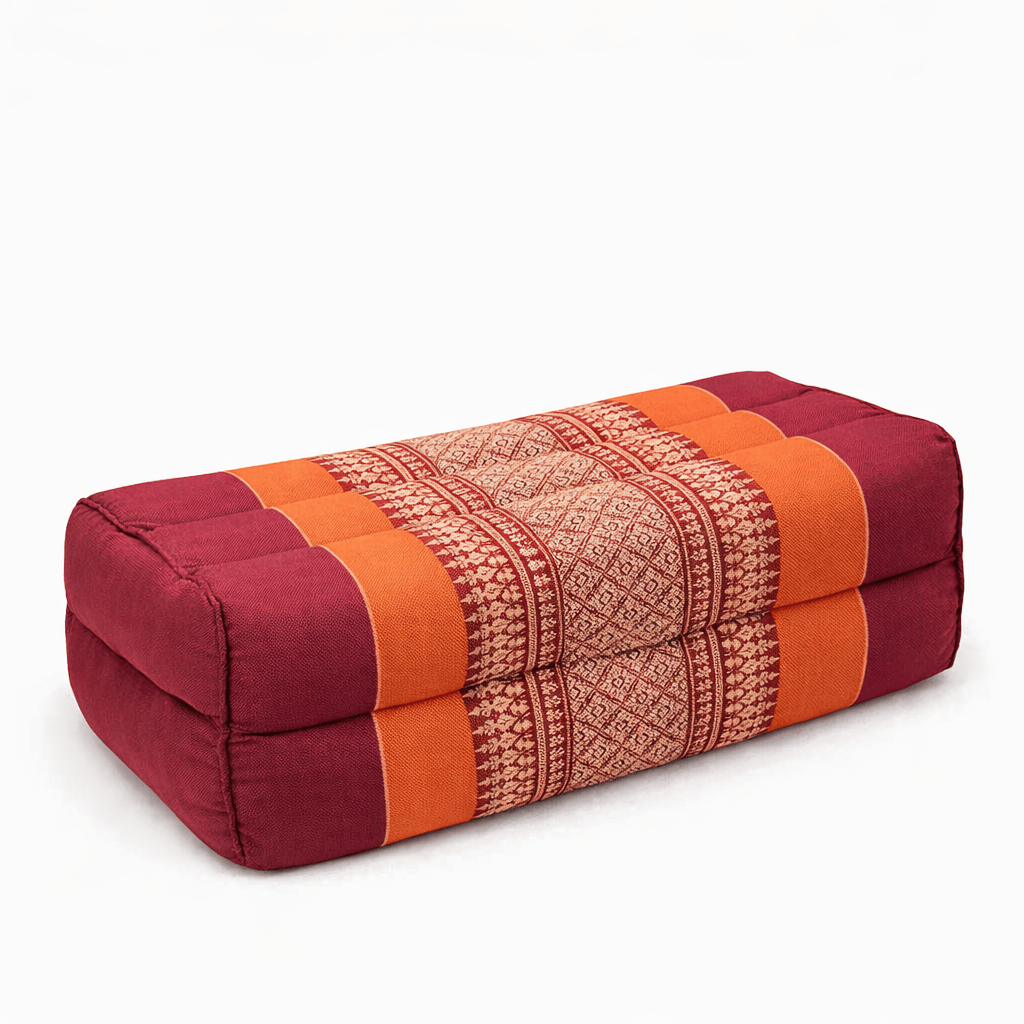 Meditatiekussen Rechthoekig Oranje - Afbeelding 2