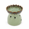 Lichtgroene keramische aromabrander