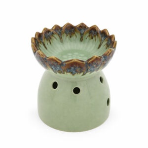 Lichtgroene keramische aromabrander