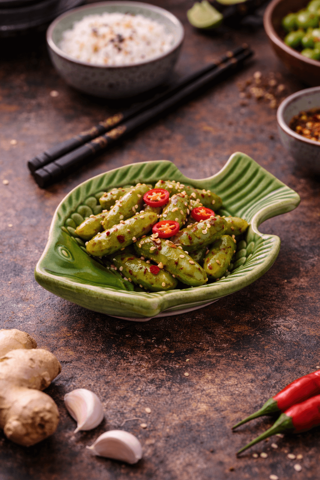 Amuseschaaltje Vis groen 10 cm - Afbeelding 4