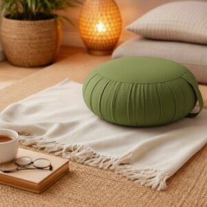 Zafu meditatiekussen ‘Moss’ – Mosgroen