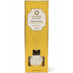 Ayurveda room diffuser Tuberose Jasmine verpakking voorzijde 120 ml