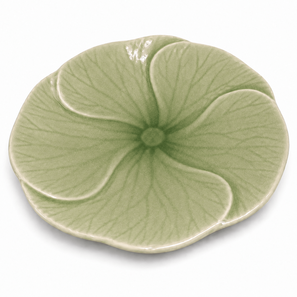 Bloembord Lotus Groen 20 cm - Afbeelding 2
