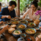 Tafelmanieren Thailand servies